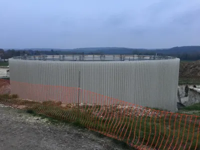 An overview of Advantage Formwork applications, including biodigesters, pools, and condominiums.